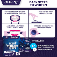 Load image into Gallery viewer, DrDent Premium Teeth Whitening Strips